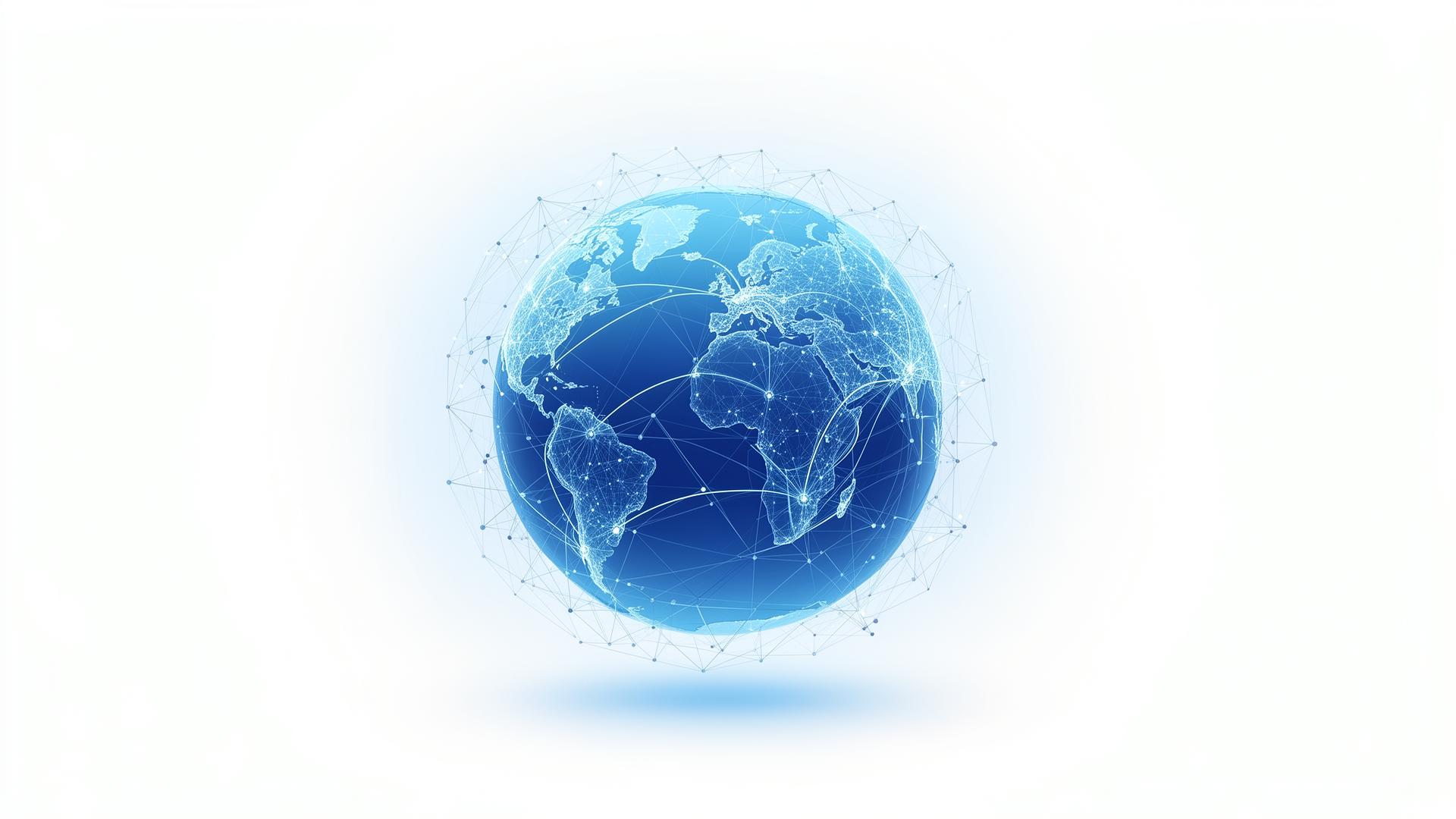 Global B2B trade network connecting suppliers and buyers worldwide